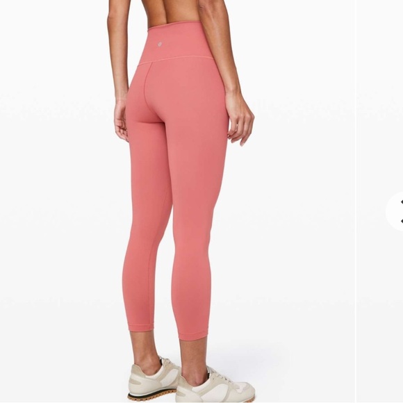 Lululemon Wunder Under High-Rise 25" Full-On Luxtreme Rustic Coral Size 8 26 - Picture 1 of 6